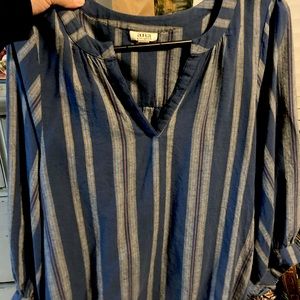 A.n.a. Balloon sleeve cotton top